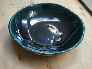 קערה כחולה לסלט1