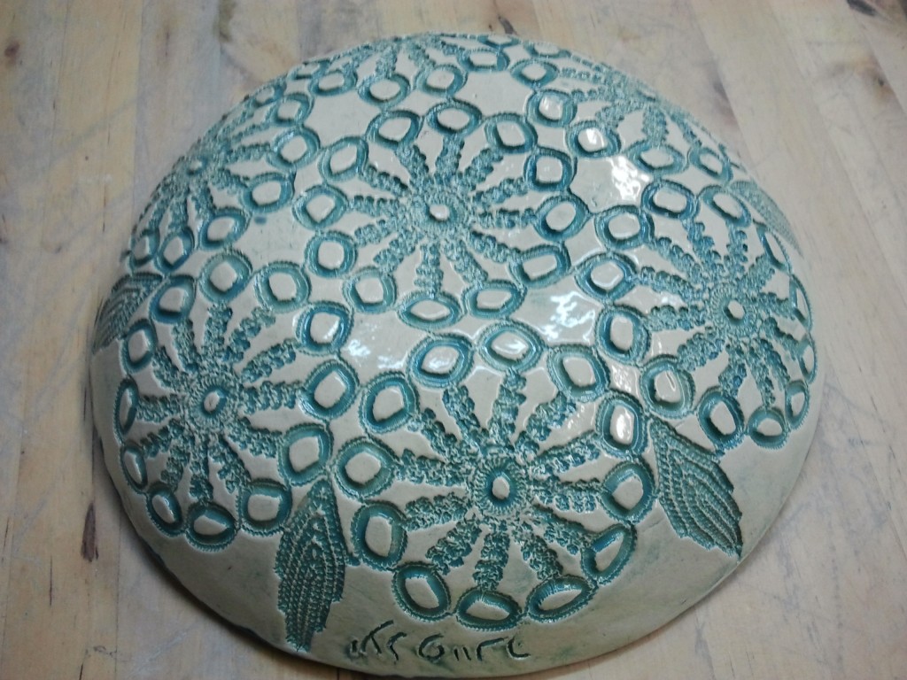 קערה כחולה לסלט